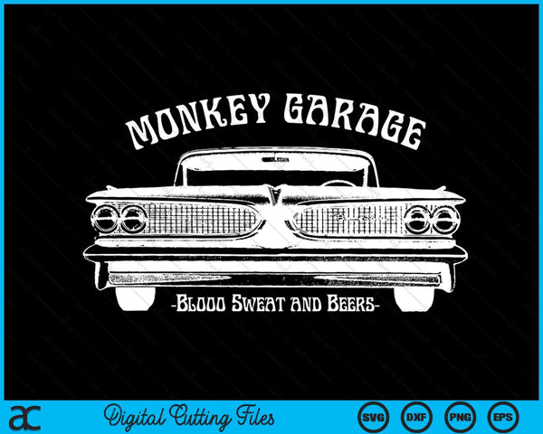 Gas station blood sweat and beers SVG cut file