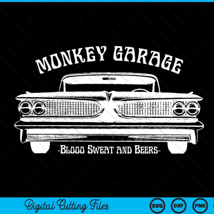 Gas station blood sweat and beers SVG cut file