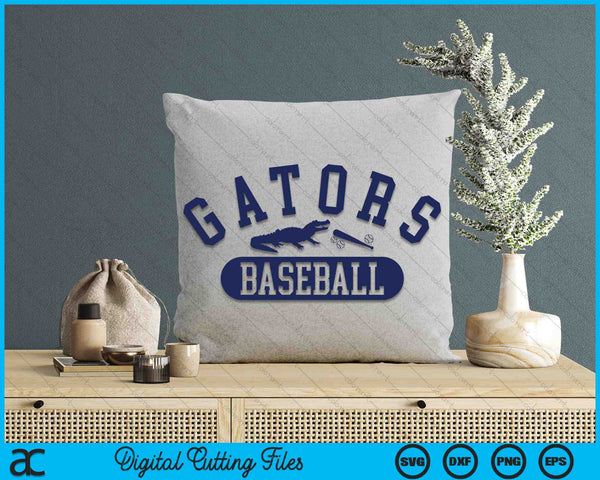 Gator Baseall State of Florida Baseball Jersey Gators SVG PNG Digital Cutting Files