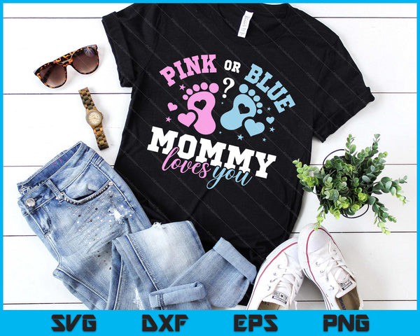 Gender Reveal Gifts Gender Reveal Mommy SVG PNG Digital Printable Files