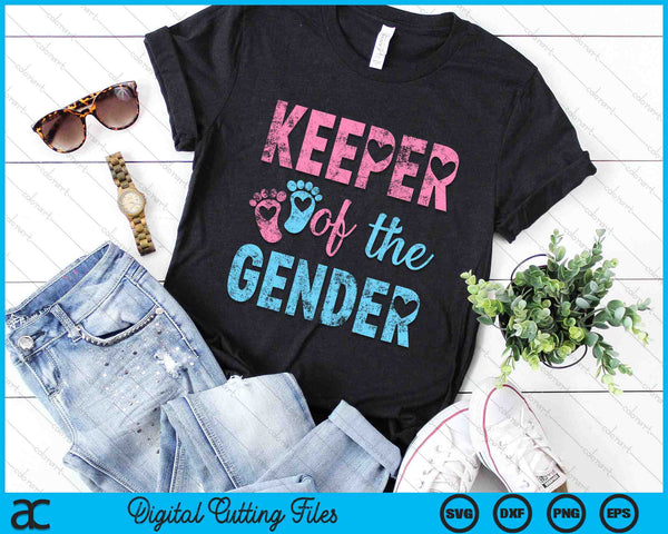 Gender Reveal Keeper van het geslacht SVG PNG digitale afdrukbare bestanden