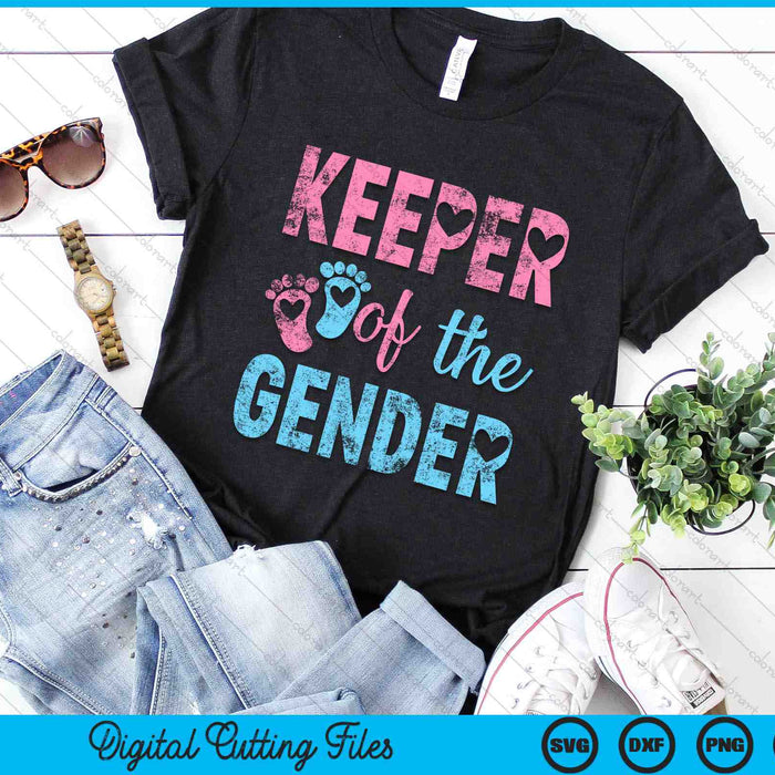 Gender Reveal Keeper Of The Gender SVG PNG Digital Printable Files