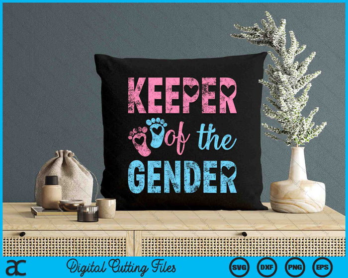 Gender Reveal Keeper Of The Gender SVG PNG Digital Printable Files