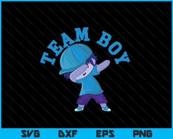 Género Revelar Fiesta Equipo Chico SVG PNG Archivos de Corte Digital