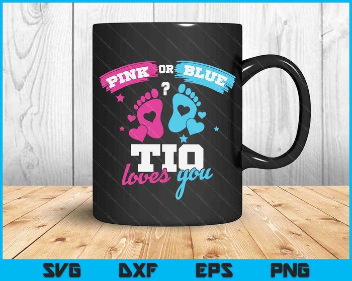 Gender Reveal Tio SVG PNG Digital Printable Files