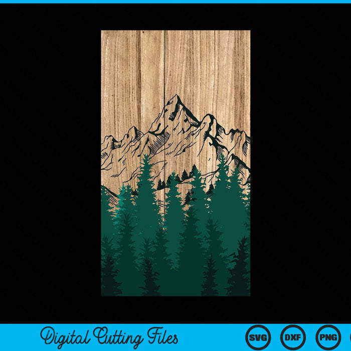 Geometry Outdoor Wood Hiking Nature Mountain Forest Lover Case SVG PNG Digital Cutting Files