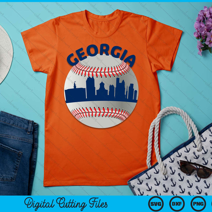 Georgia Baseball Team Fans of Space City SVG PNG Cutting Printable Files