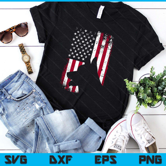 German Shepherd American Flag Shirt USA Patriotic Dog SVG PNG Digital Printable Files