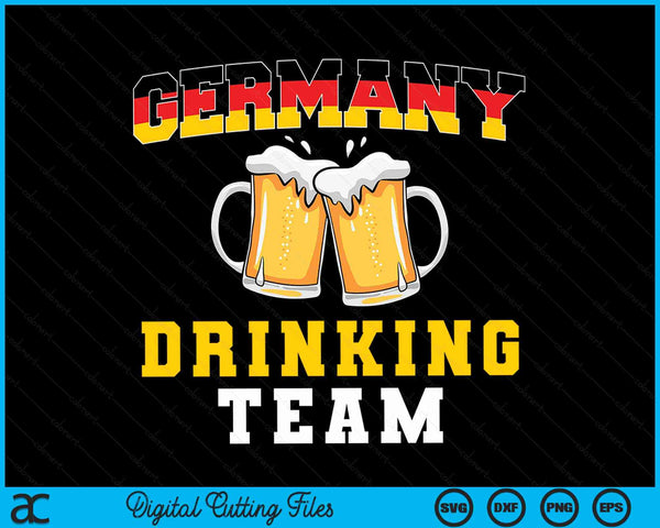 Germany Drinking Team Tee Germany Beer Festivals Oktoberfest SVG PNG Digital Cutting Files