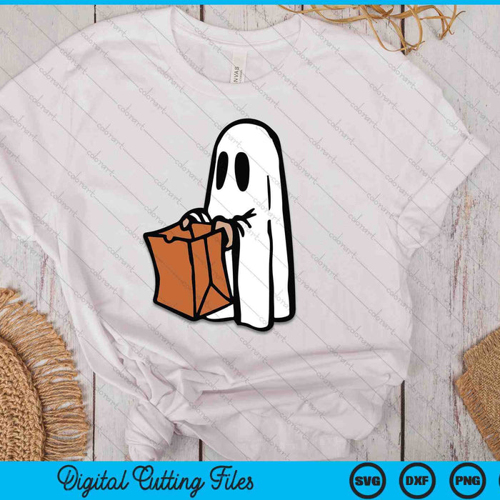 Ghost Funny Halloween SVG PNG Digital Cutting Files