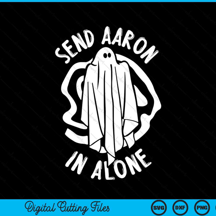 Ghost Hunting Stuur Aaron in alleen Halloween SVG PNG digitale snijbestanden