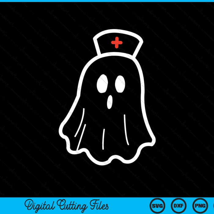 Ghost Nurse Halloween kostuum SVG PNG digitale snijbestanden