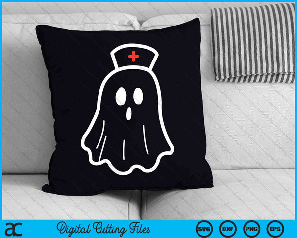 Ghost Nurse Halloween Costume SVG PNG Digital Cutting Files
