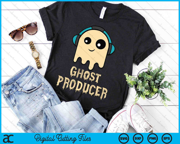 Ghost Producer Trick or Treat Halloween Party SVG PNG Digital Cutting Files