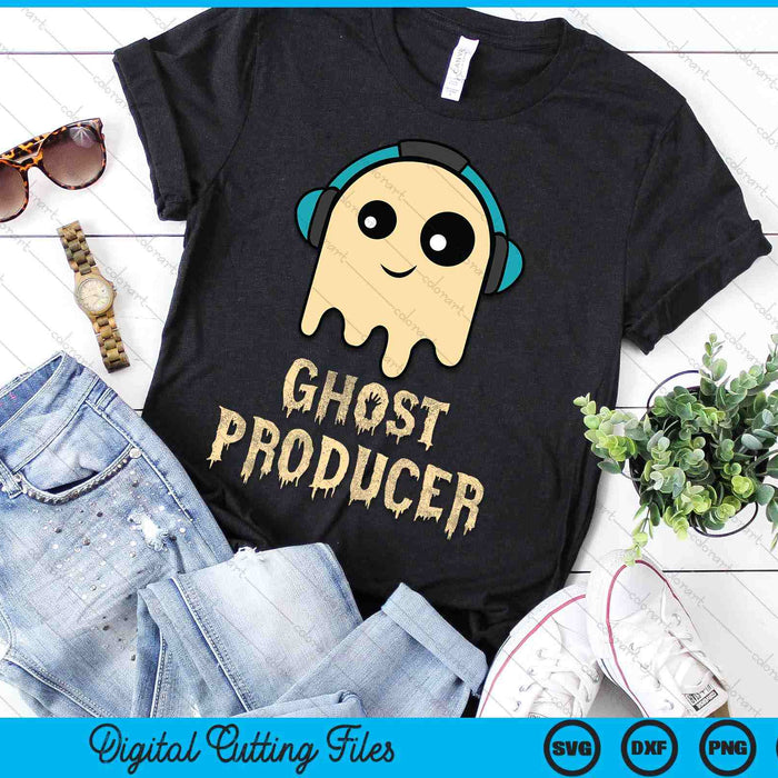 Ghost Producer Trick or Treat Halloween Party SVG PNG Digital Cutting Files