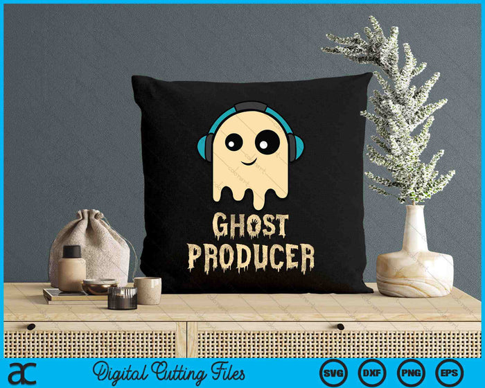 Ghost Producer Trick or Treat Halloween Party SVG PNG Digital Cutting Files