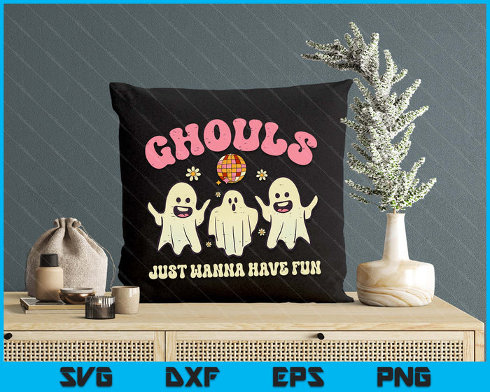 Ghouls Just Wanna Have Fun Funny Halloween Costume SVG PNG Digital Printable Files