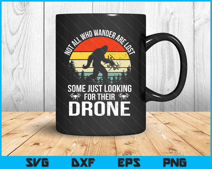 Gift For Drone Lovers & Fpv Apparel Bigfoot SVG PNG Digital Printable Files
