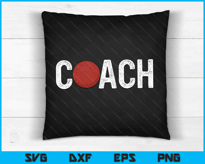 Dodgeball Coaches Waardering Kleding Dodgeball Coach SVG PNG Digitale Snijbestanden