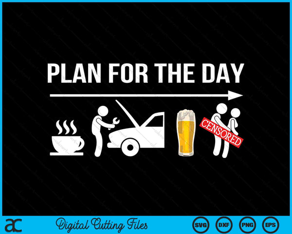 Gifts For Mechanics Funny Coffee Wrench Beer Adult Humor SVG PNG Digital Printable Files