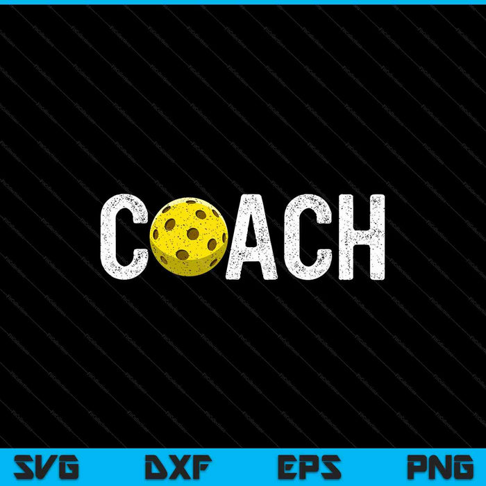 Pickleball coaches appreciation clothing pickleball coach SVG cut file