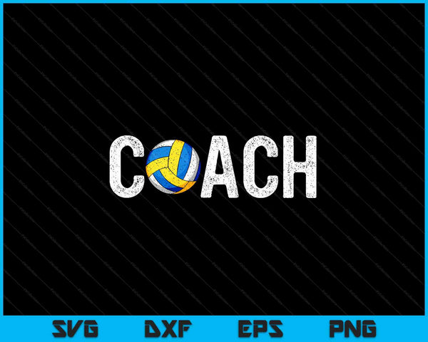 Volleyball coaches appreciation clothing volleyball coach SVG cut file