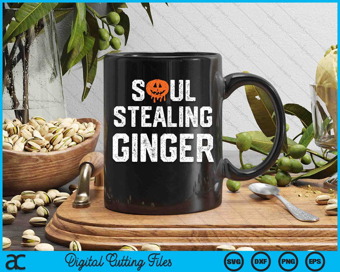 Ginger Halloween Costume Soulless Ginger Funny Redhead Women SVG PNG Digital Cutting File