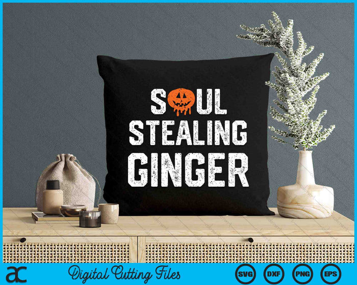 Ginger Halloween Costume Soulless Ginger Funny Redhead Women SVG PNG Digital Cutting File