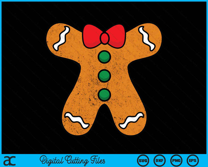 Gingerbread Man Body Costume Halloween SVG PNG Digital Cutting File