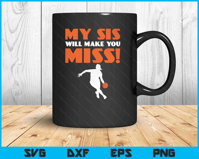 Girls Basketball Pitcher Sister Brother Funny SVG PNG Digital Printable Files