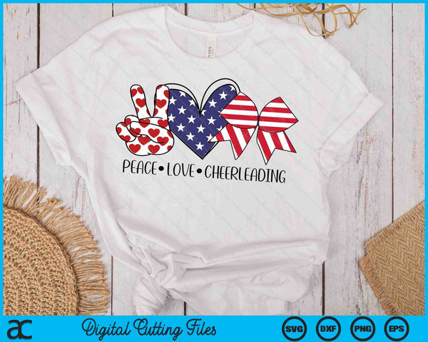 Chicas animadora bandera americana arco 4 de julio SVG PNG archivos de corte digital - on a t-shirt