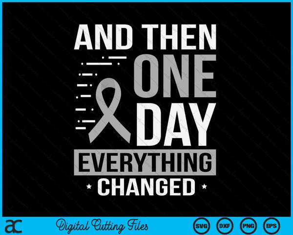 Glioblastoma Awareness Movement Brain Tumor Awareness Ribbon SVG PNG Digital Cutting Files