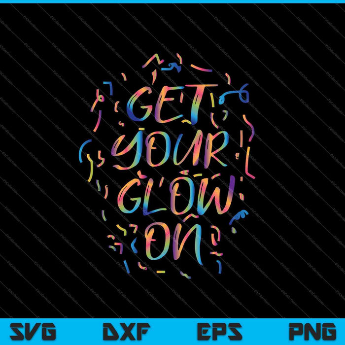 Glow Design for kids and adults 2 SVG PNG Cutting Printable Files