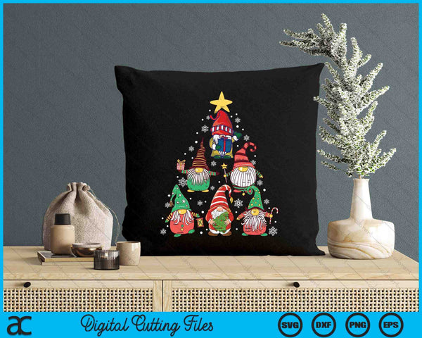 Gnomes Christmas Tree Funny Xmas Holidays SVG PNG Digital Cutting Files