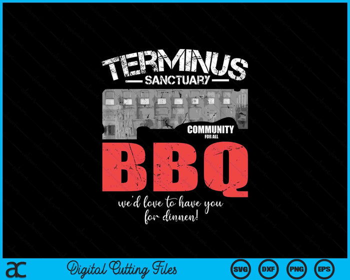 Go Out Adult Terminus BBQ Funny Zombie Apocalypse SVG PNG Digital Printable Files