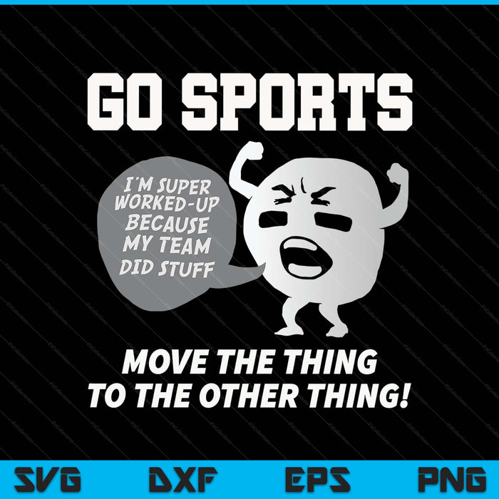 Go sports move the thing to the other thing SVG cut file