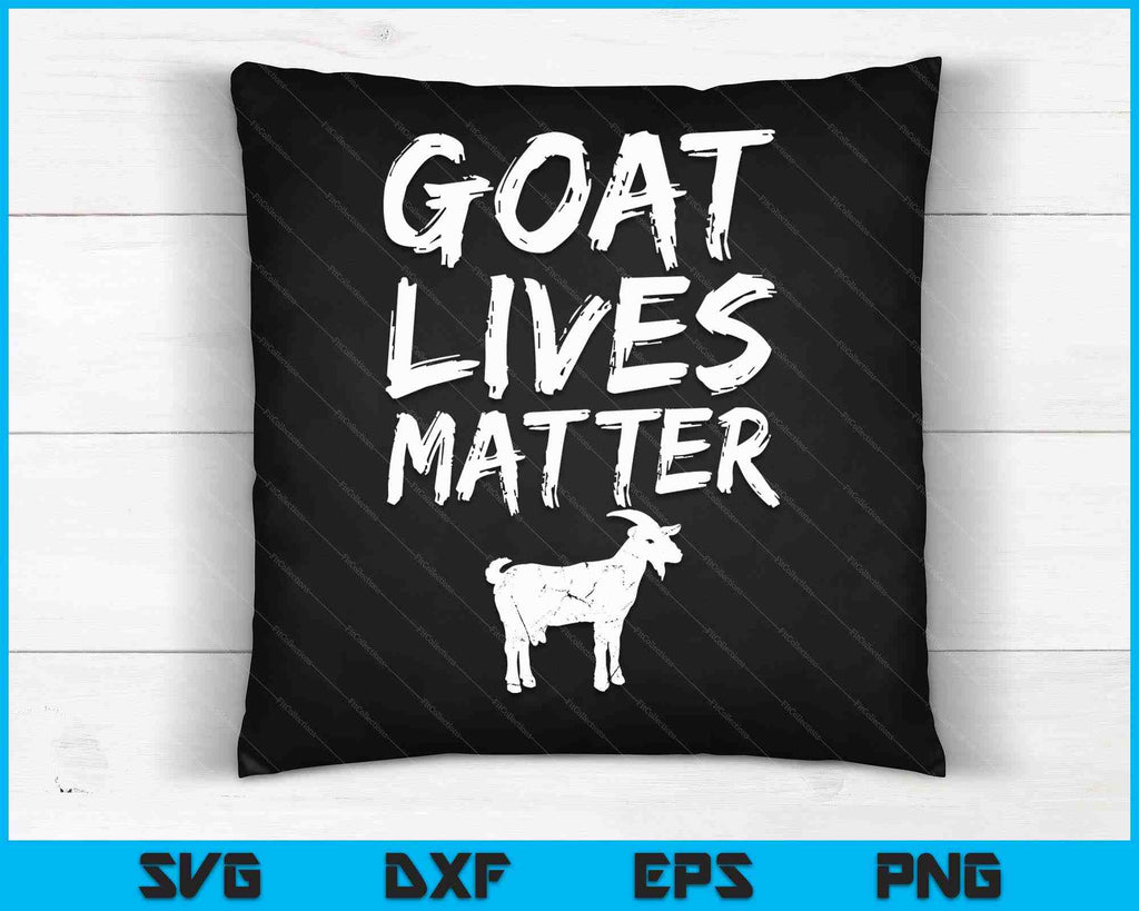 Funny Goat Lives Matter Fainting Goat Stickers | Unique Designs