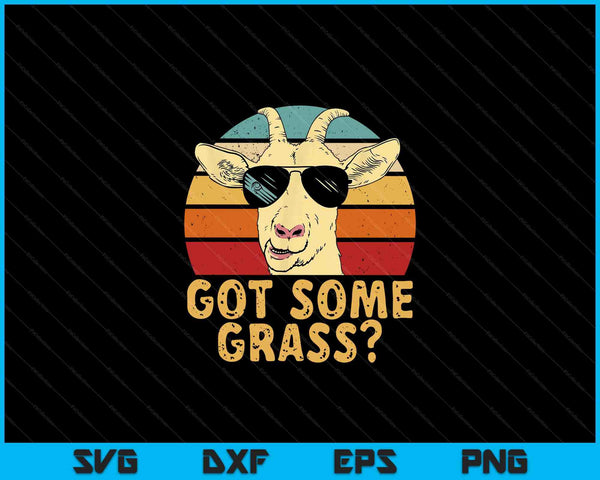 Goat some grass goat farmer SVG cut file