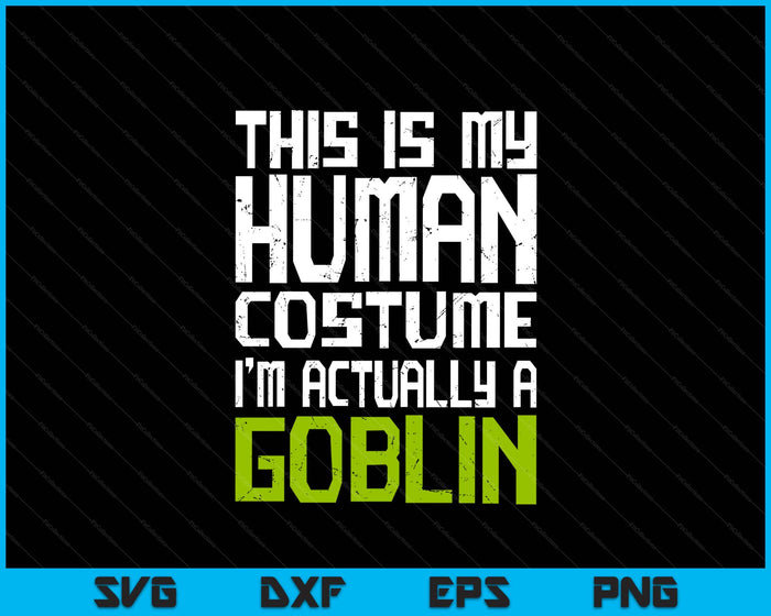 Goblin Creature Fantasy World Goblin Leprechaun Costume SVG PNG Digital Printable Files