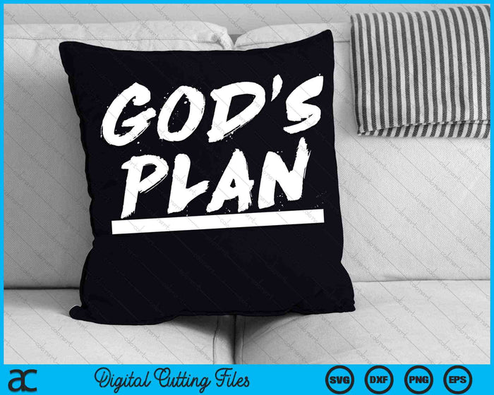 God's Plan Classic Hip Hop Rap Fan SVG PNG Digital Cutting Files