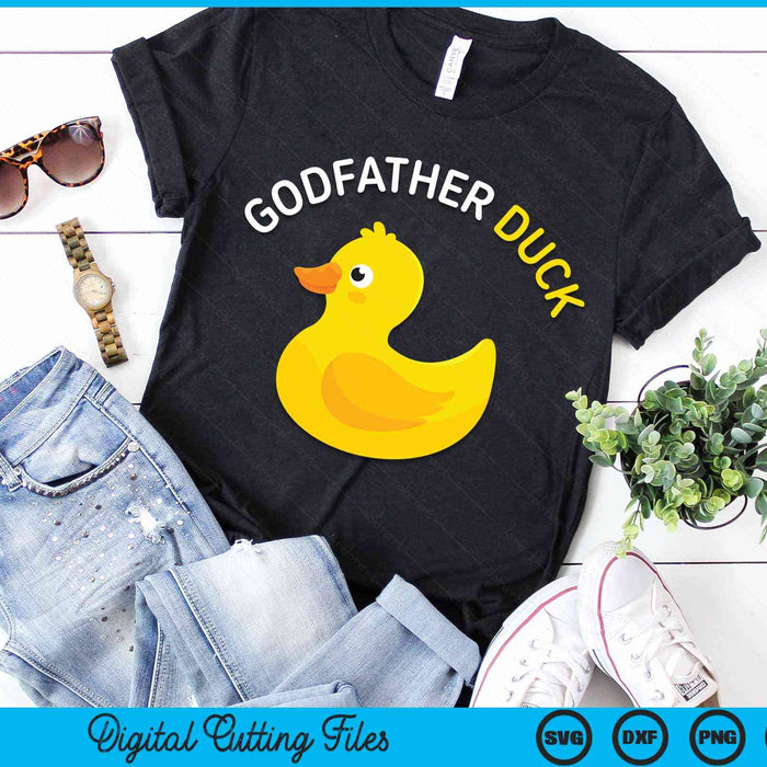 Godfather Duck Rubber Duck Godfather SVG PNG Digital Cutting File