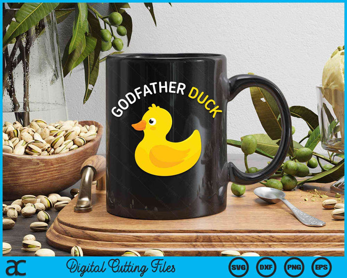 Godfather Duck Rubber Duck Godfather SVG PNG Digital Cutting File