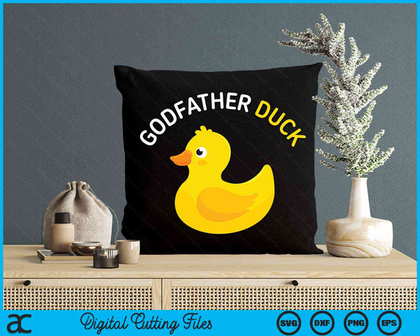 Godfather Duck Rubber Duck Godfather SVG PNG Digital Cutting File