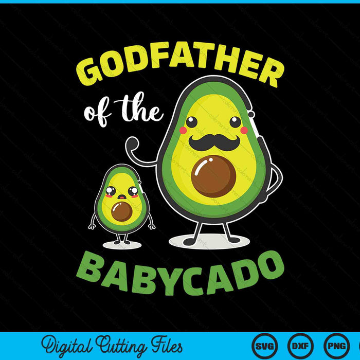Peetvader van de Babycado Avocado-familie bijpassende SVG PNG digitale afdrukbare bestanden