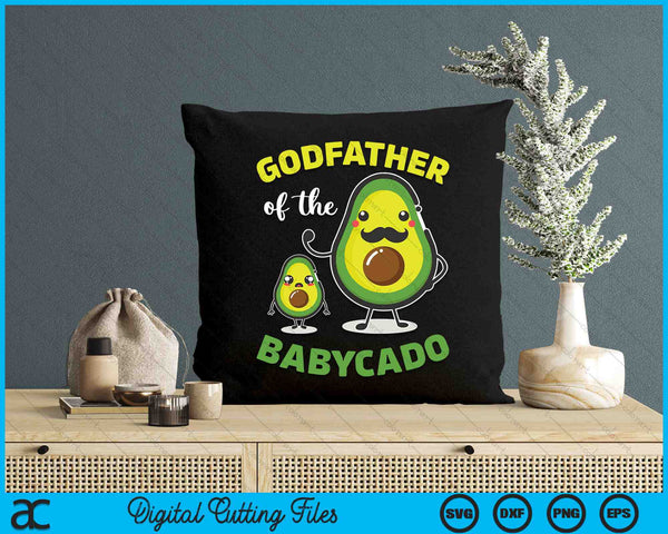 Peetvader van de Babycado Avocado-familie bijpassende SVG PNG digitale afdrukbare bestanden