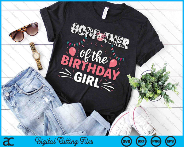 Godfather Of The Birthday Girl Cow SVG PNG Digital Cutting Files