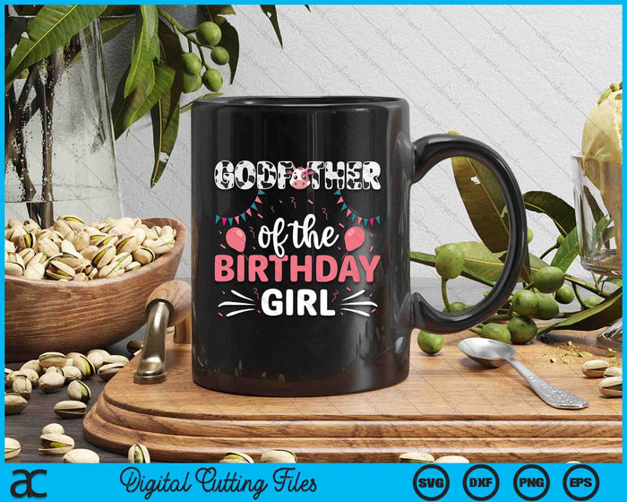 Godfather Of The Birthday Girl Cow SVG PNG Digital Cutting Files