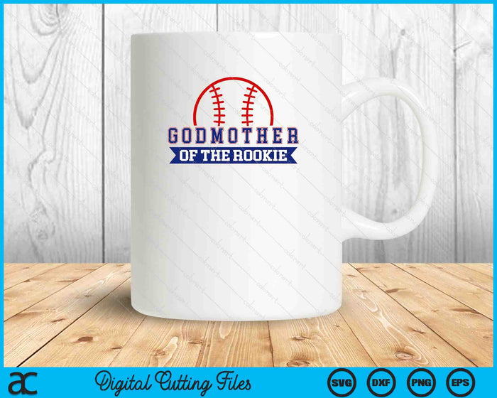 Godmother van Rookie 1e verjaardag honkbal SVG PNG digitale snijbestanden