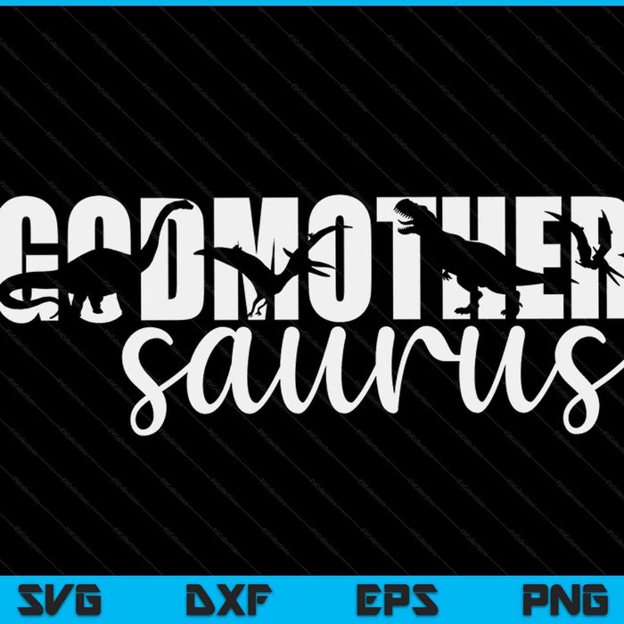 Godmothersaurus T rex dinosaurus Godmother Saurus Moederdag SVG PNG digitale snijbestanden