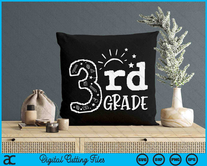 Going To 3rd Grade Teacher Squad SVG PNG Digital Cutting Files